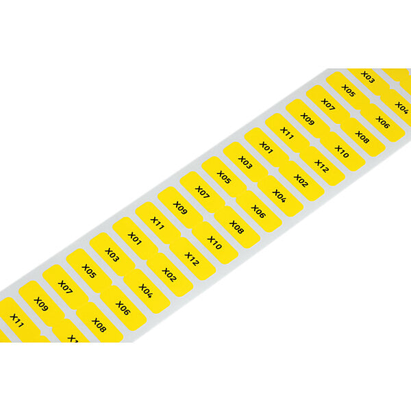 WAGO Etikett gelb 20x8mm 3000St/Rolle 210-807/000-002